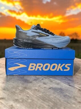 Brooks Launch 11 Men’s Running Shoes 1104501D461 Blue Ebony Orange NEW NIB